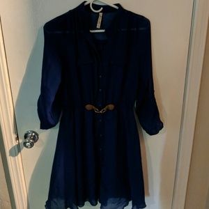 Navy blue top